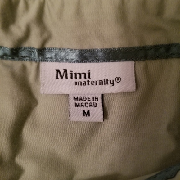 Button down Maternity Top - Picture 3 of 4